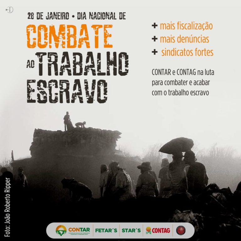 De Janeiro Dia Nacional De Combate Ao Trabalho Escravo